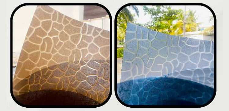 mosaic design polycarbonate sheet